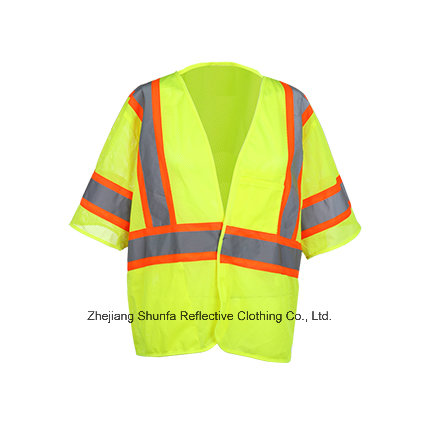 ANSI Standard High Visibility Mesh Vest Customized