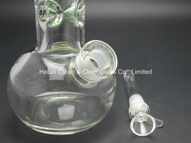 Wholesale Classic 9mm Thick Glass Water Pipe with 18.8mm Joint and 3 Pinch Holes