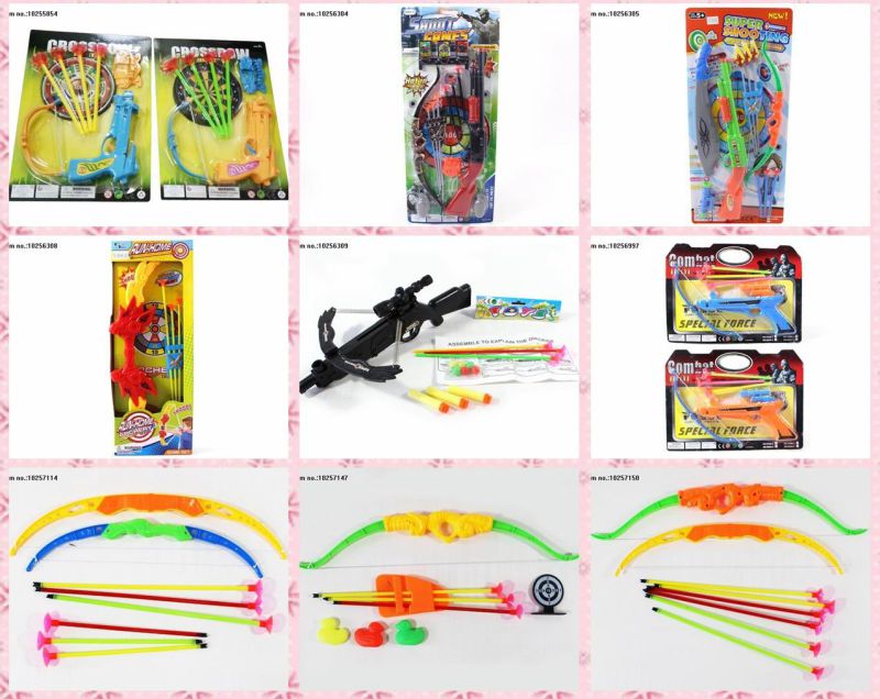 Plastic Playset Toy of Bow and Arrow Sport Toy