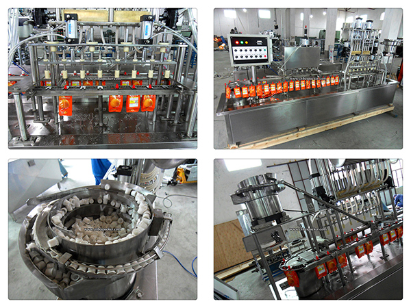 Automatic Juice Filling and Capping Pouch Packing Machine