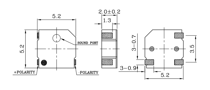 Samll SMD Buzzer 4kHz