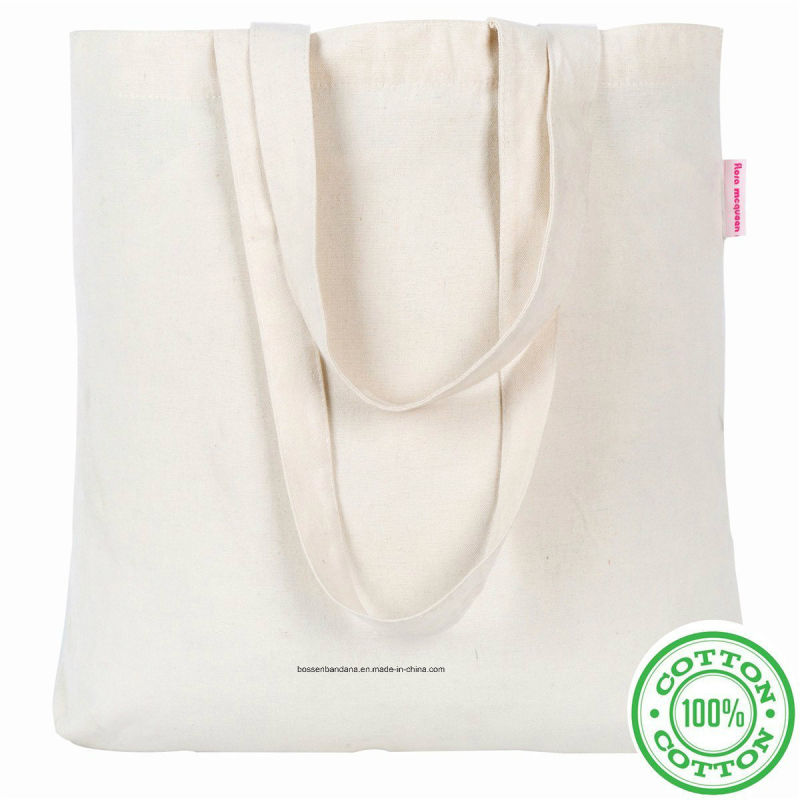 Custom Made Logo Printed Promotional Cotton Canvas Craft Tote Bag