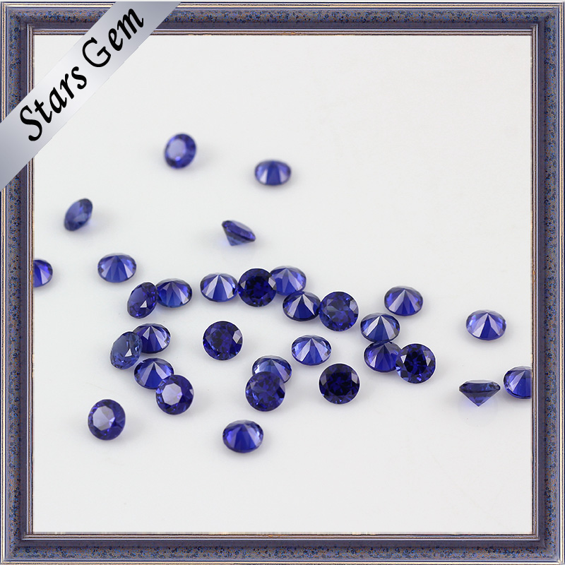 Synthetic 34# Blue Sapphire for Jewelry