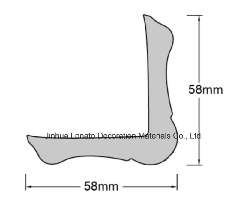 Modern PS Corner Cornice Mouldings L Type