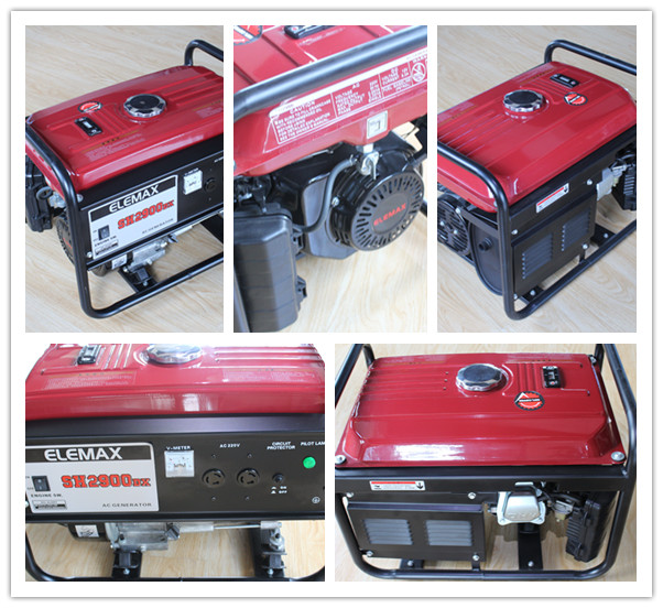 Gasoline Power Generator/2000W/2kw/2.5kw/3kw Elemax Petrol Generator