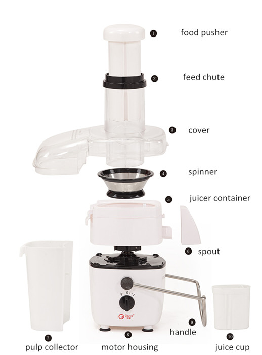 Electric Commercial Fruit Powful Food Processor 3 in 1 Kd-389A