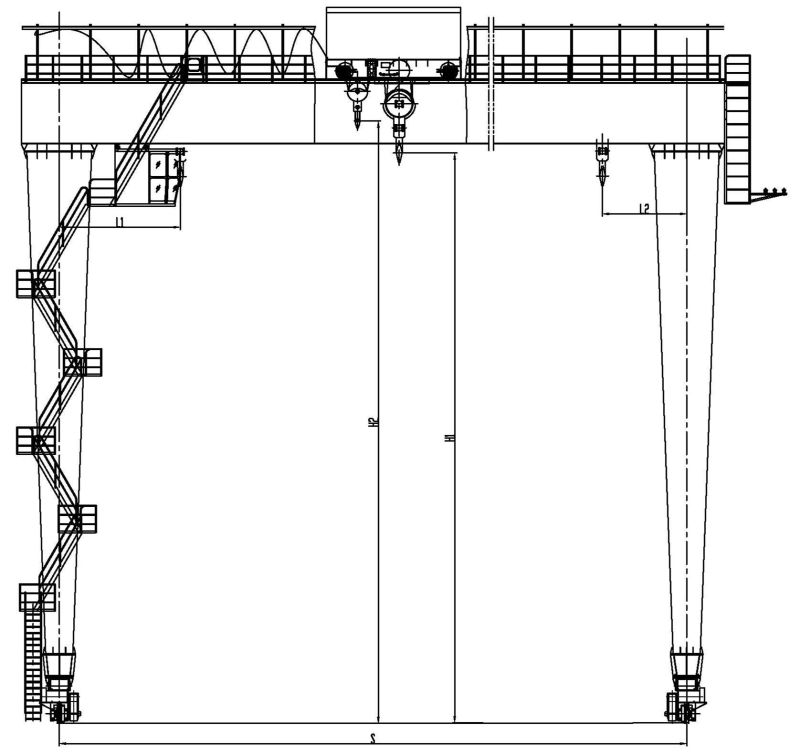 500 Ton Double Beam Gantry Crane