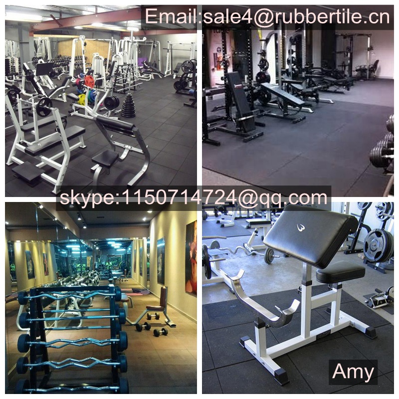 Rubber Floor Tile Gymnasium Flooring