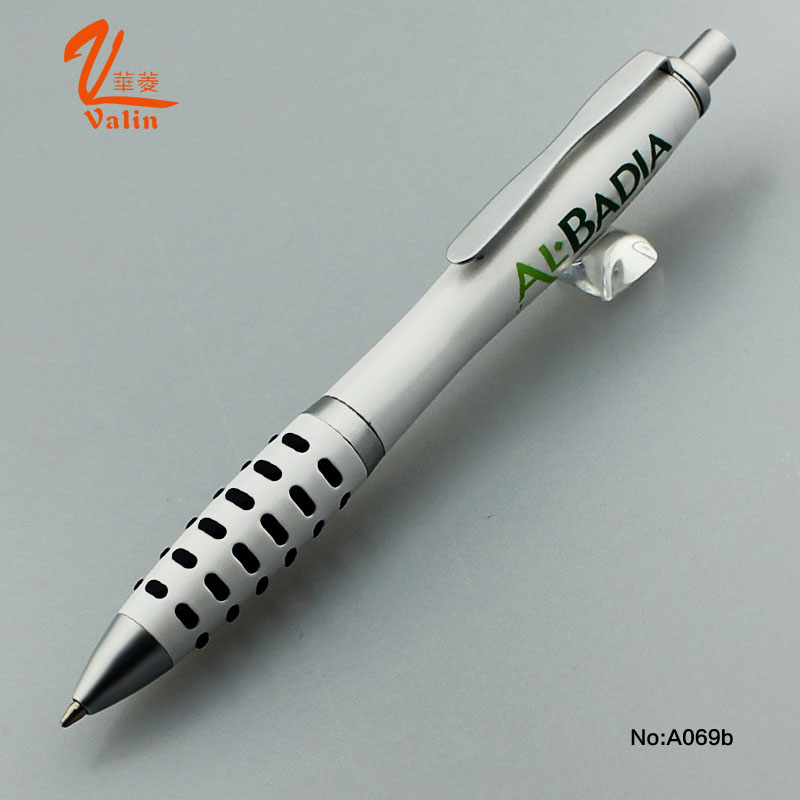 Promotional White Ball Pen with Logo Printed