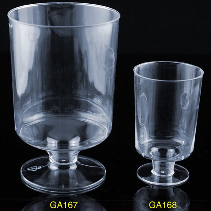 Tableware Plastic Cup 1-Piece Wine Glass 5 Oz