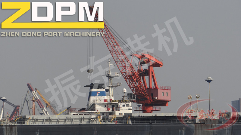 Hydraulic Floating Boat Crane with Grab