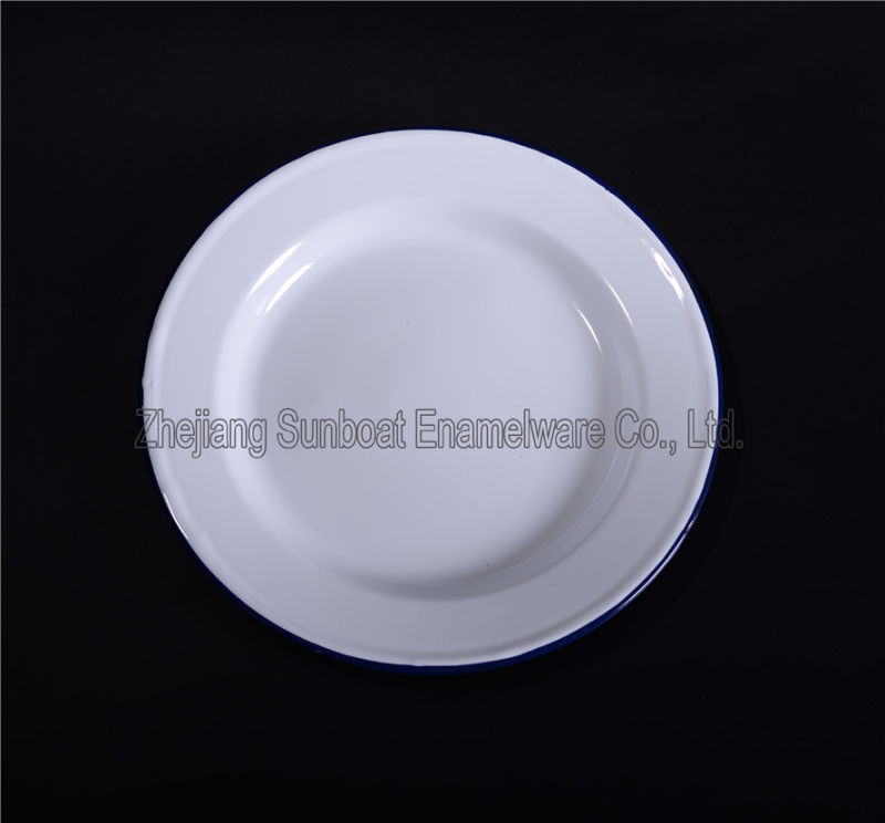 Sunboat Tableware Dinnerware Kitchenware/ Kitchen Appliance Enamel Pie Dish Enamel Plate/ Rice Plate