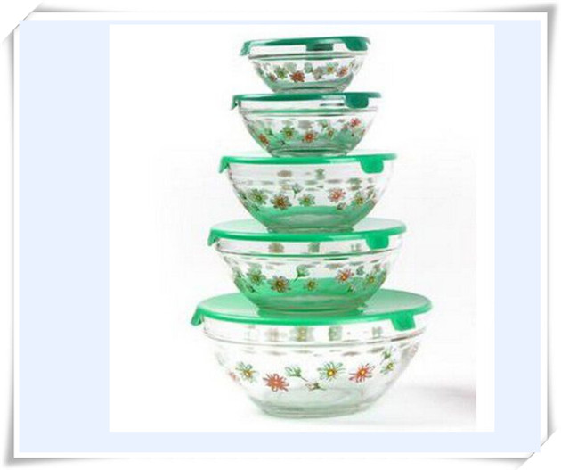 Food Storage Boxes Glass Ice Bowl