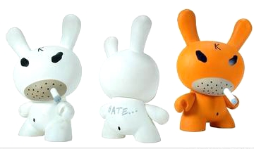 PVC Vinyl White Rabbit Baby Toy