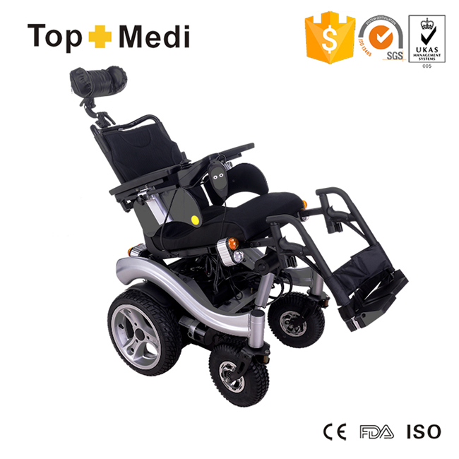 Fashion Seat Angle Adjustable Comfortable Seat Electric Power Wheelchair