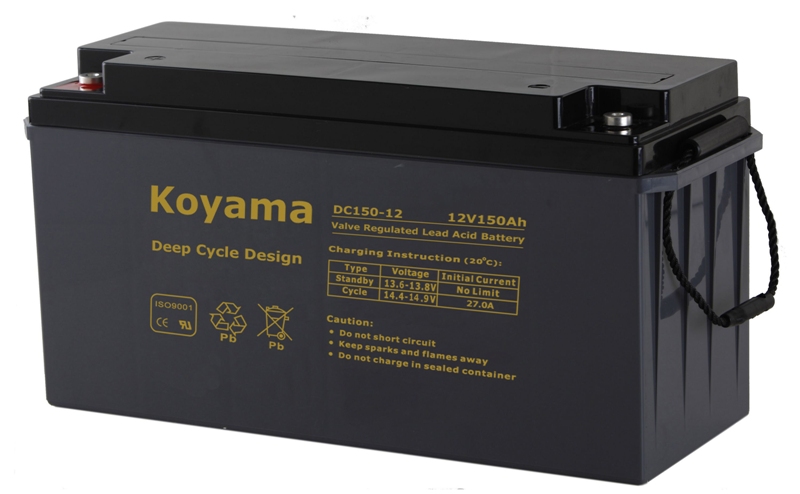 12V 150ah Deep Cycle AGM Battery for Solar / Telecom