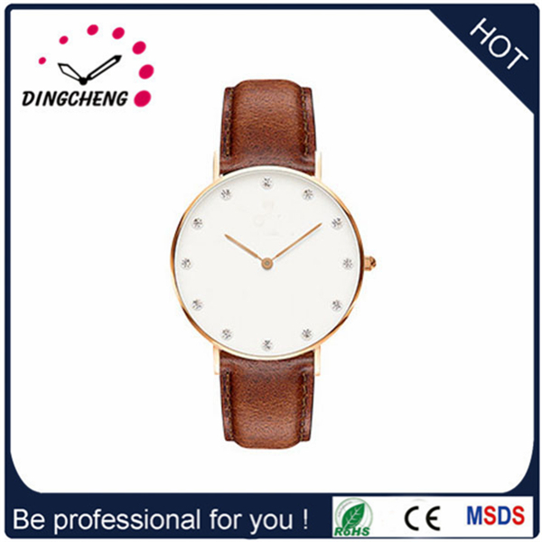 2015 Custom Logo Special Wrist Watch/Leather Band (DC-1433)