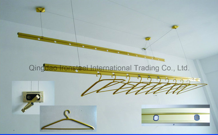 Manual Type Adjustable Cloth Hanger with Racks