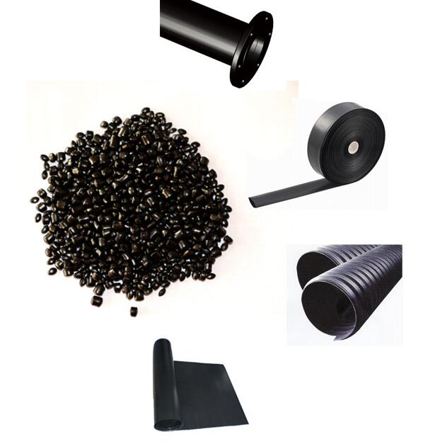 HDPE Plastics Bulk Plastic Pellets Black Masterbatch