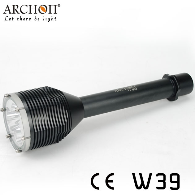 Aluminum Alloy LED Diving Flashlight Archon W39 Underwater 100 Meters