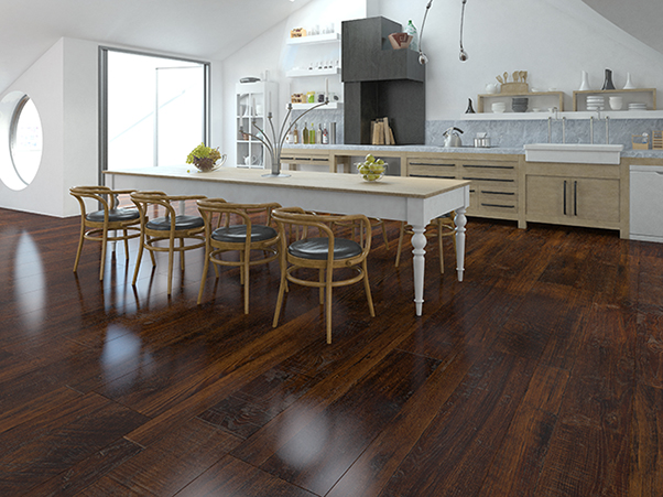 Vinyl Plank 8.3mm E0 HDF Parquet Hickory Laminate Wood Wooden Flooring