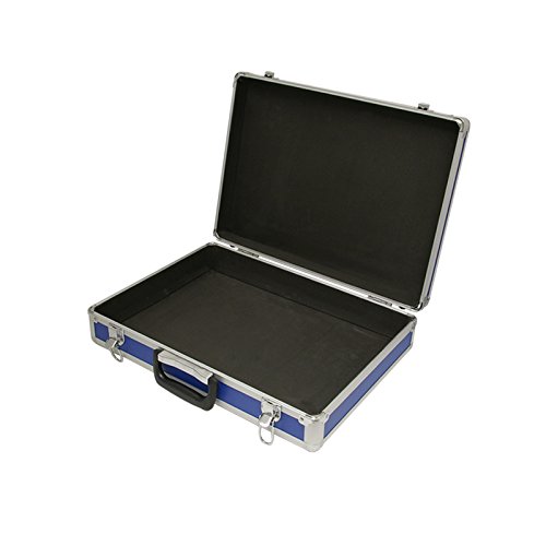 Blue Aluminium Hard Briefcase for Business Travel