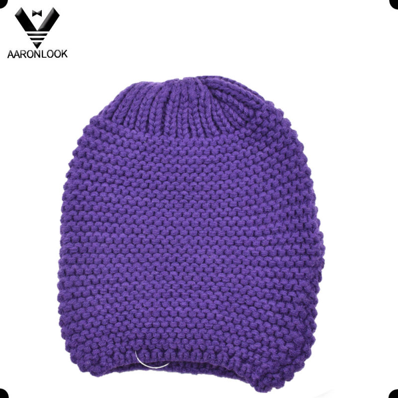 100% Acrylic Warm Ladies Knit Beanie Pattern