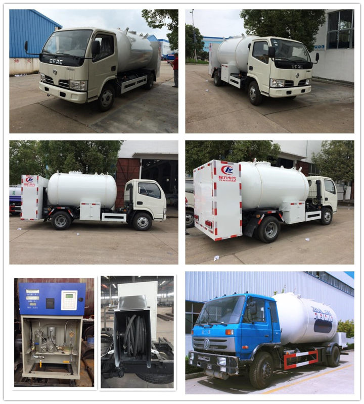 Asme LPG Tanker Truck, Mini LPG Gas Filling Truck, 5000L LPG Filling Truck for Gas Cylinder