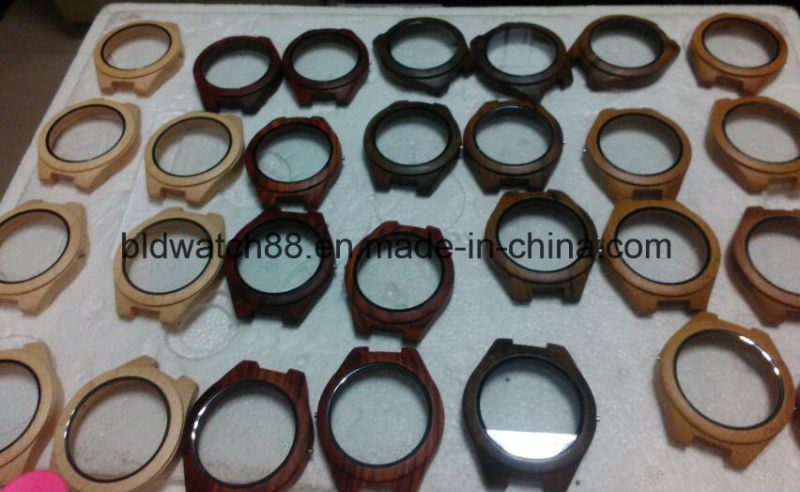 Leather Wood Wristwatches OEM Charm Wood Watches with Your Logo