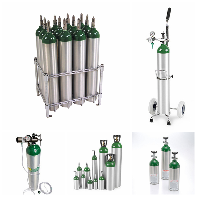 Small Portable Beverage Aluminum Gas Cylinder