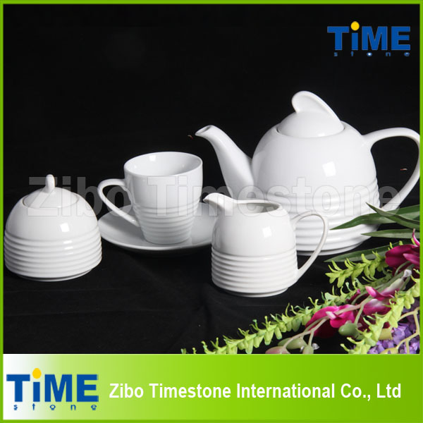 Hot Sale Stoneware Hand Painted Tea Set