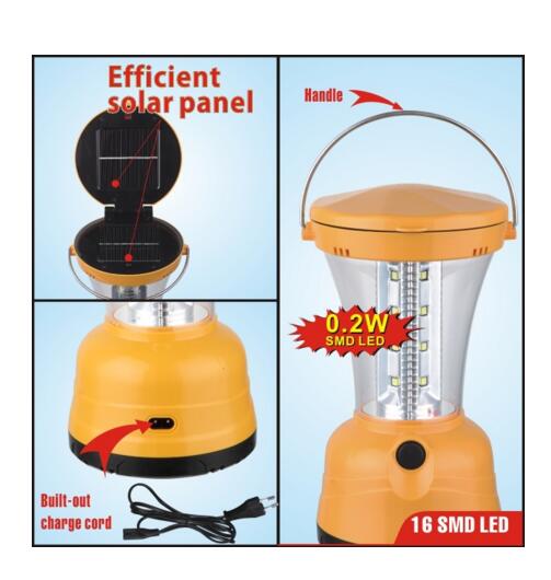 Emergency Auto LED Outdoor Camping Solar Lantern