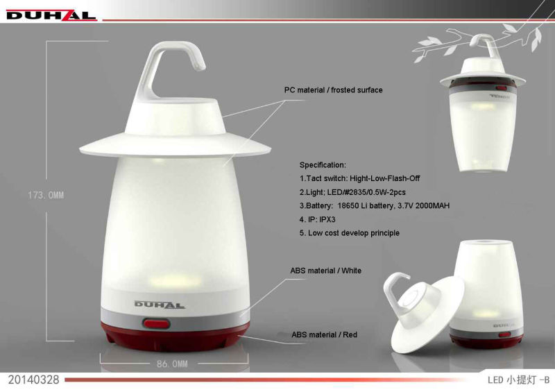 360 Degree Illumination Rechargeable LED Home Emergency Light