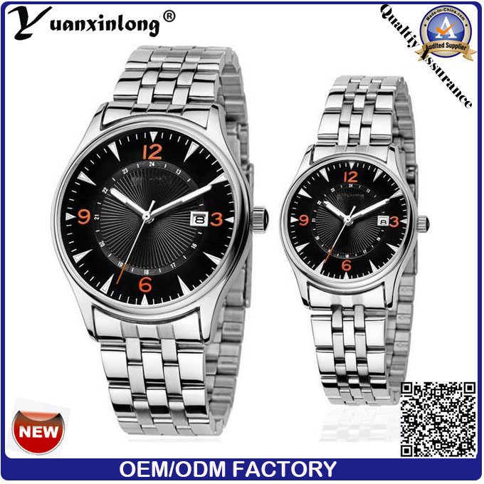 Yxl-558 New Fashion Women Men Quartz Stainless Steel Watch Couple Wrist Watches Luxury Brand Lovers Watches