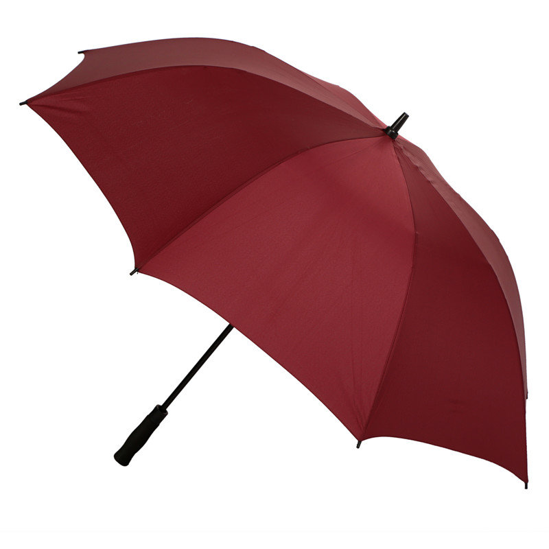 Manual Open Red Golf Umbrella (JS-033)