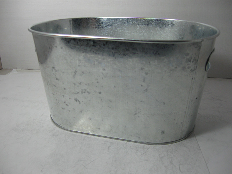 10qt Commercial Galvanized Metal Ice Bucket