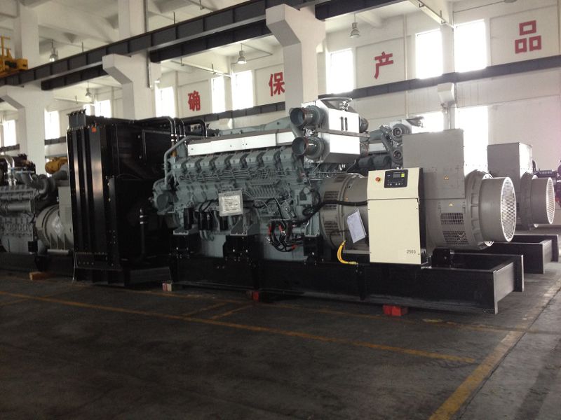 1900kVA 1520kw Standby Power Mitsubishi Diesel Generator