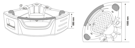 Massage Bathtub (M-02)