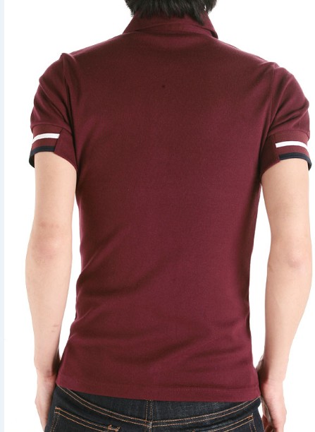 Fitted Design Men's Fashion Cotton Wholesale Embroidered Polo T-Shirt