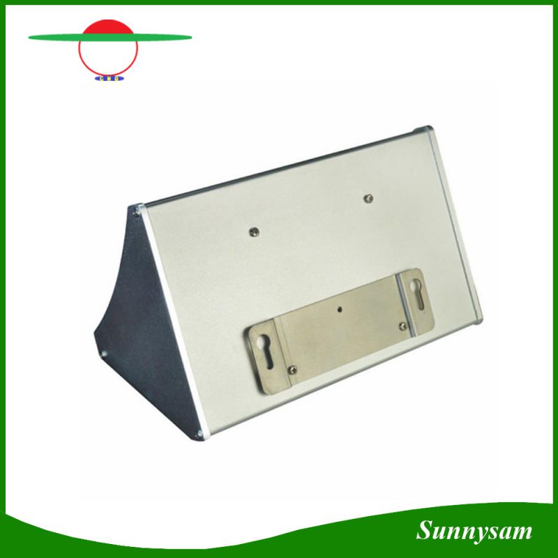 1000lm 56 LED Microwave Radar Sensor Remote Control Wall Mounted Wireless Solar Garden Light