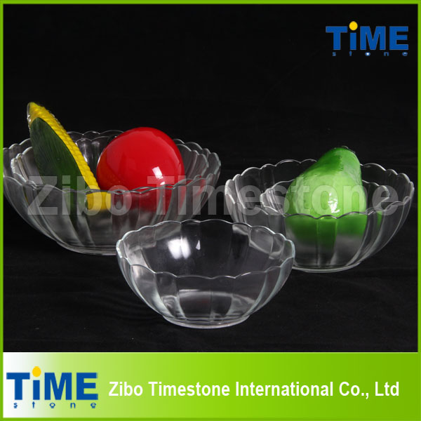 Hot Sale Transparent Glass Fruit Plate