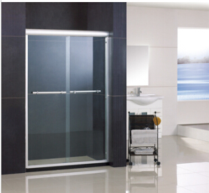 Aluminum Double Sliding Shower Door Ha420