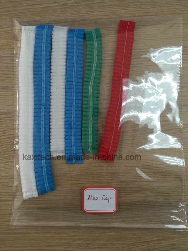 Stock Hotsale for Single Elastic Medical Nonwoven Mob Cap