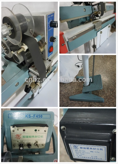 Small Durable Foot Pedal Sealing Machine