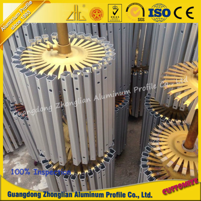 Customized Anodized CNC Aluminium Extrusion Profile