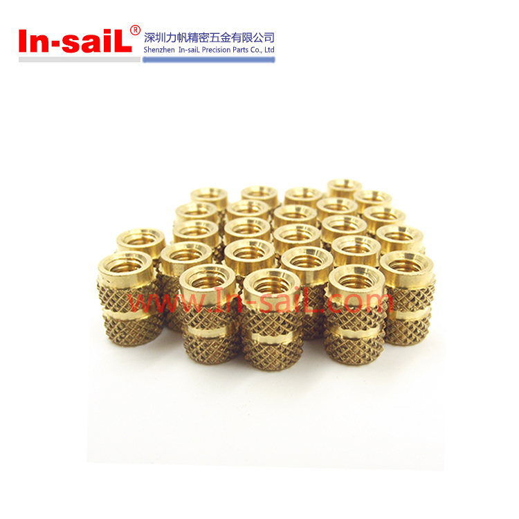 Inmold-Tek Round Head Brass Knurls Insert Nuts