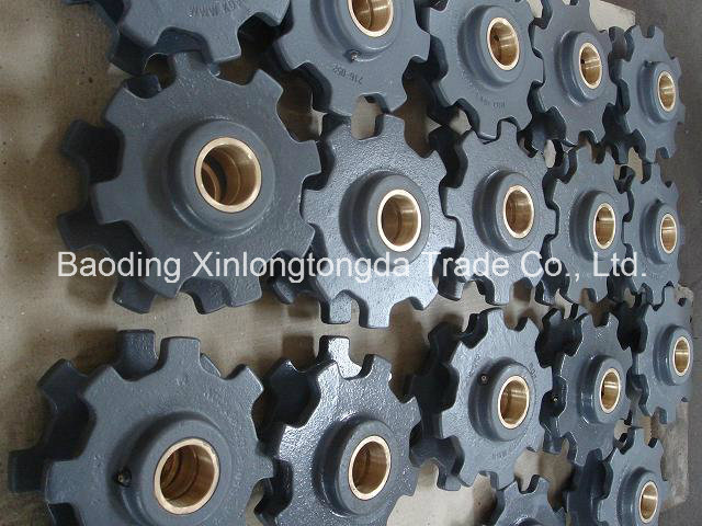 Sand Casting Steel Transmission Gear with Grey Color