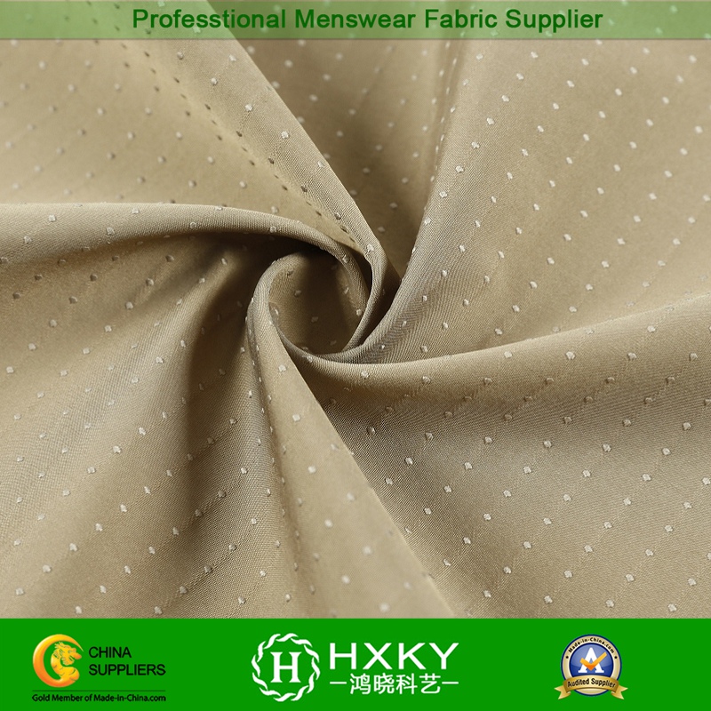 DOT Dobby Stretch Ployester Fabric for Men's Jacket or Windbreaker