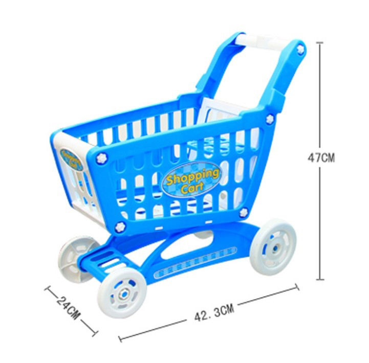 Hot Selling Shopping Cart Kid Toy with Food