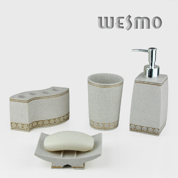 Sandstone Finish Polyresin Bath Accessory (WBP0280A)